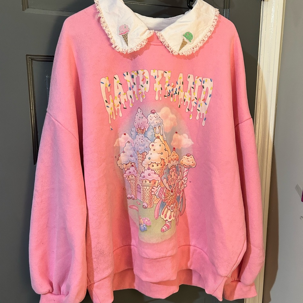 Dolls Kill Candyland Pink Sweater